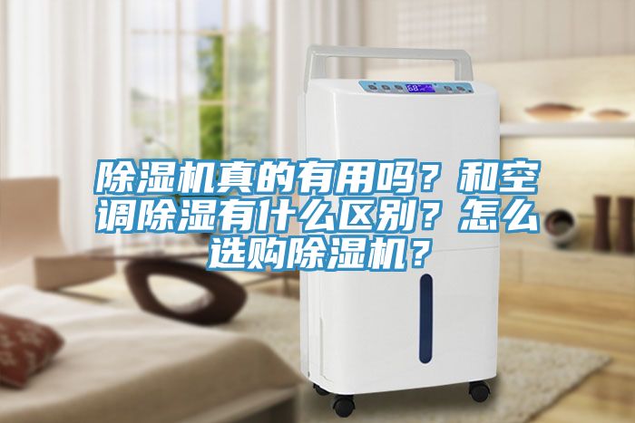 除濕機真的有用嗎？和空調除濕有什么區別？怎么選購除濕機？