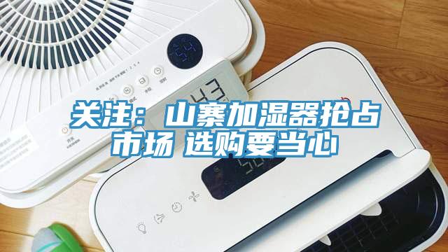 關注：山寨加濕器搶占市場　選購要當心